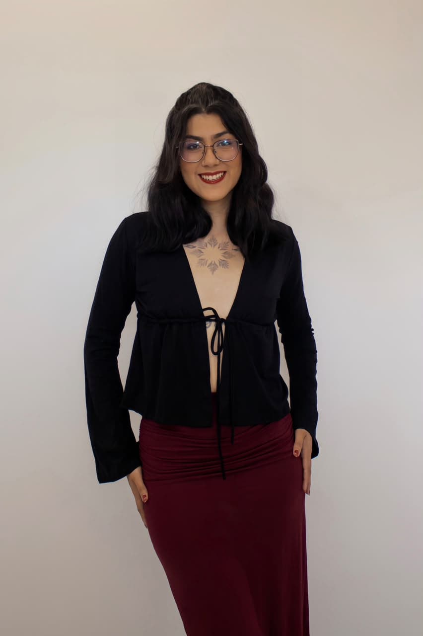 Blusa Laço Frontal